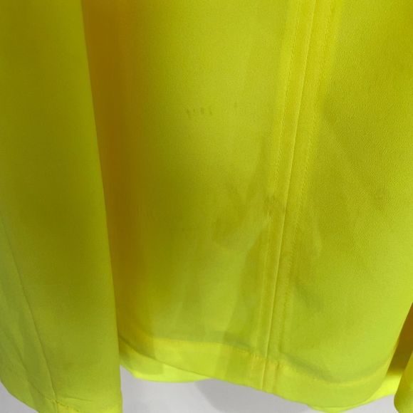J. Crew Mini Dress Neon Yellow Size 0 - Picture 5 of 5